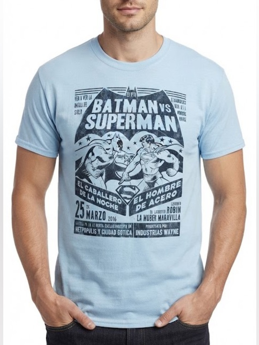 Funko Batman vs Superman Graphic Tee DC Legion of Collectors Exclusive - Size S